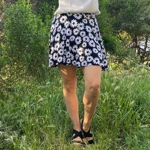 SO brand black/white skater skirt